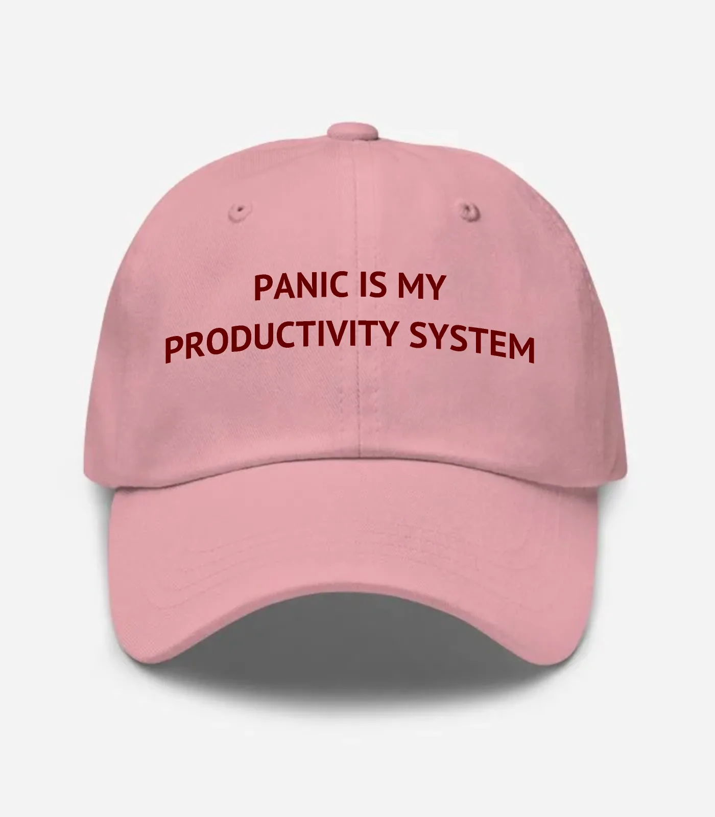 Panic Is My Productivity System Hat