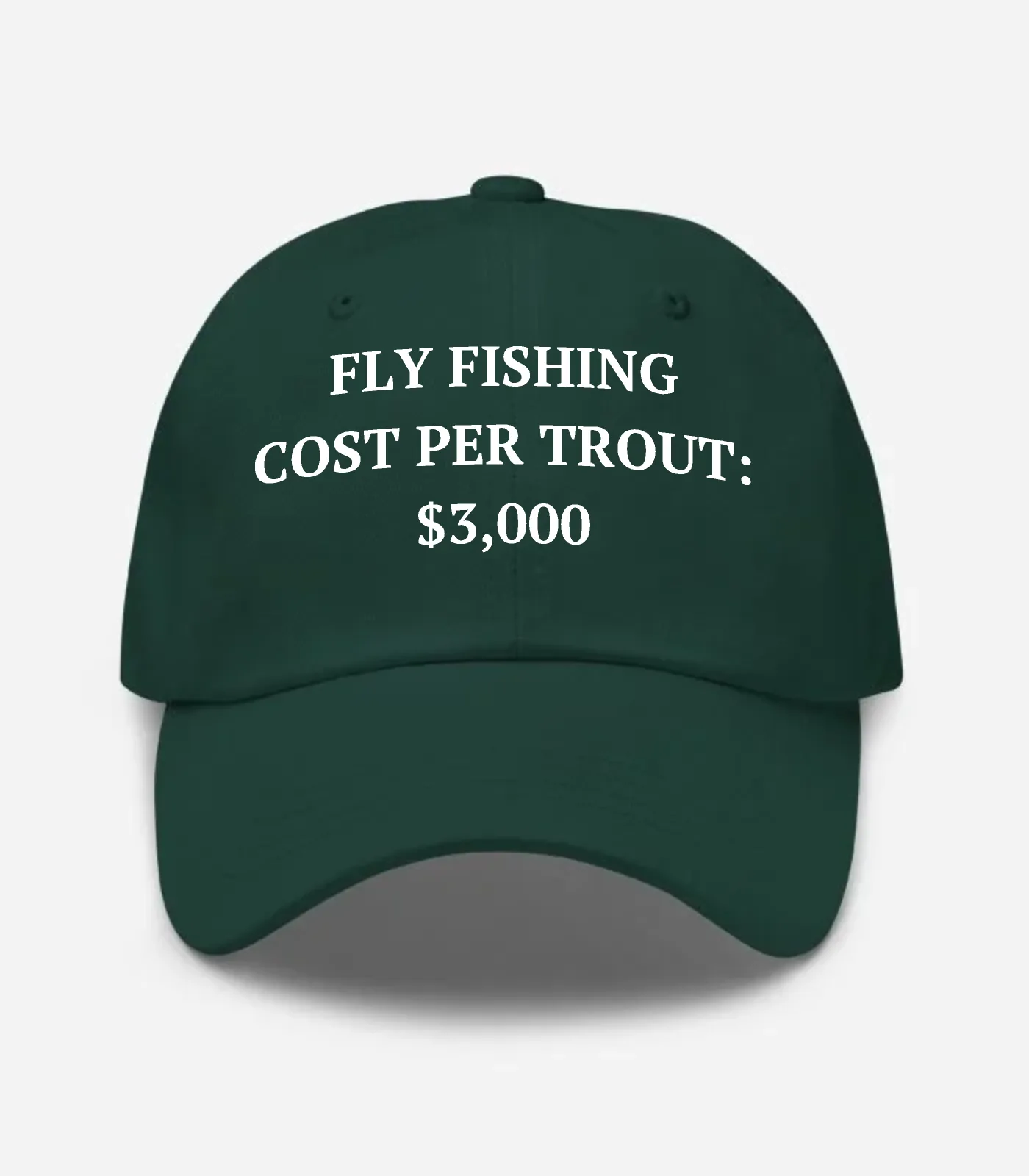 Fly Fishing Cost Per Trout: $3,000 Hat
