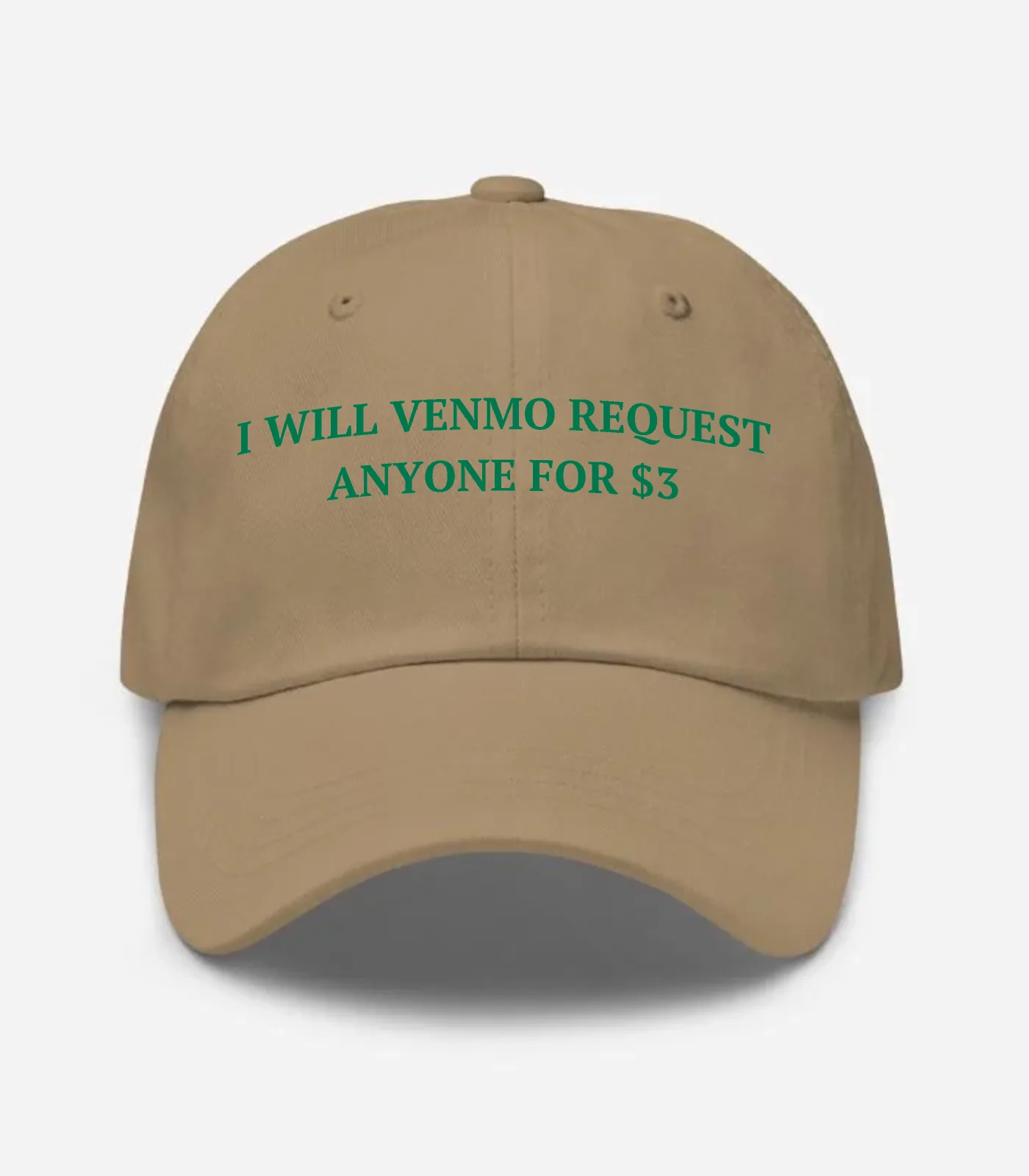I Will Venmo Request Anyone For $3 Hat - Khaki