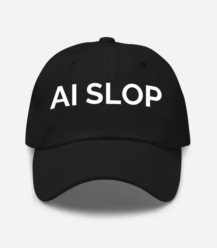 Ai Slop Hat - Black