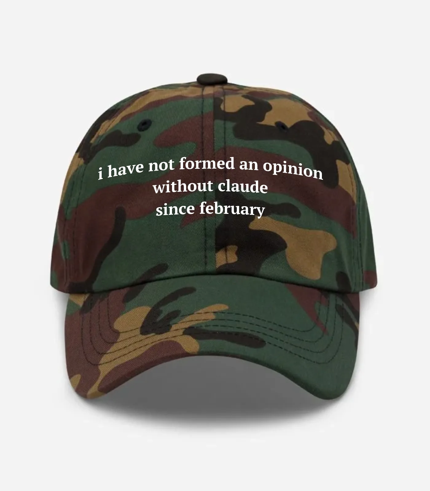 I Have Not Formed An Opinion Without Claude Since February Hat