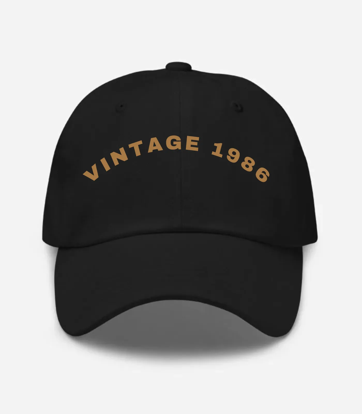 Vintage 1986 Arched Hat - Black