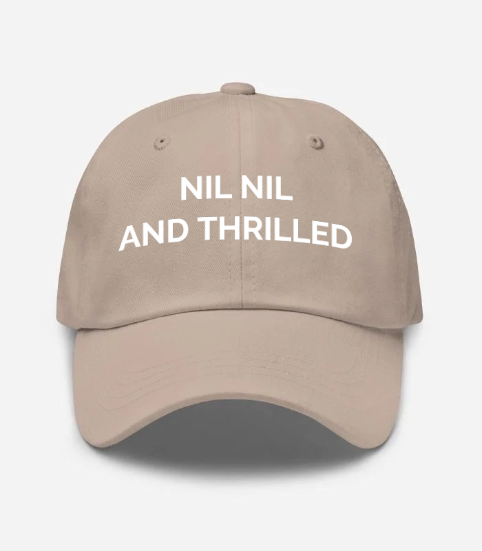 Nil Nil And Thrilled Hat - Stone