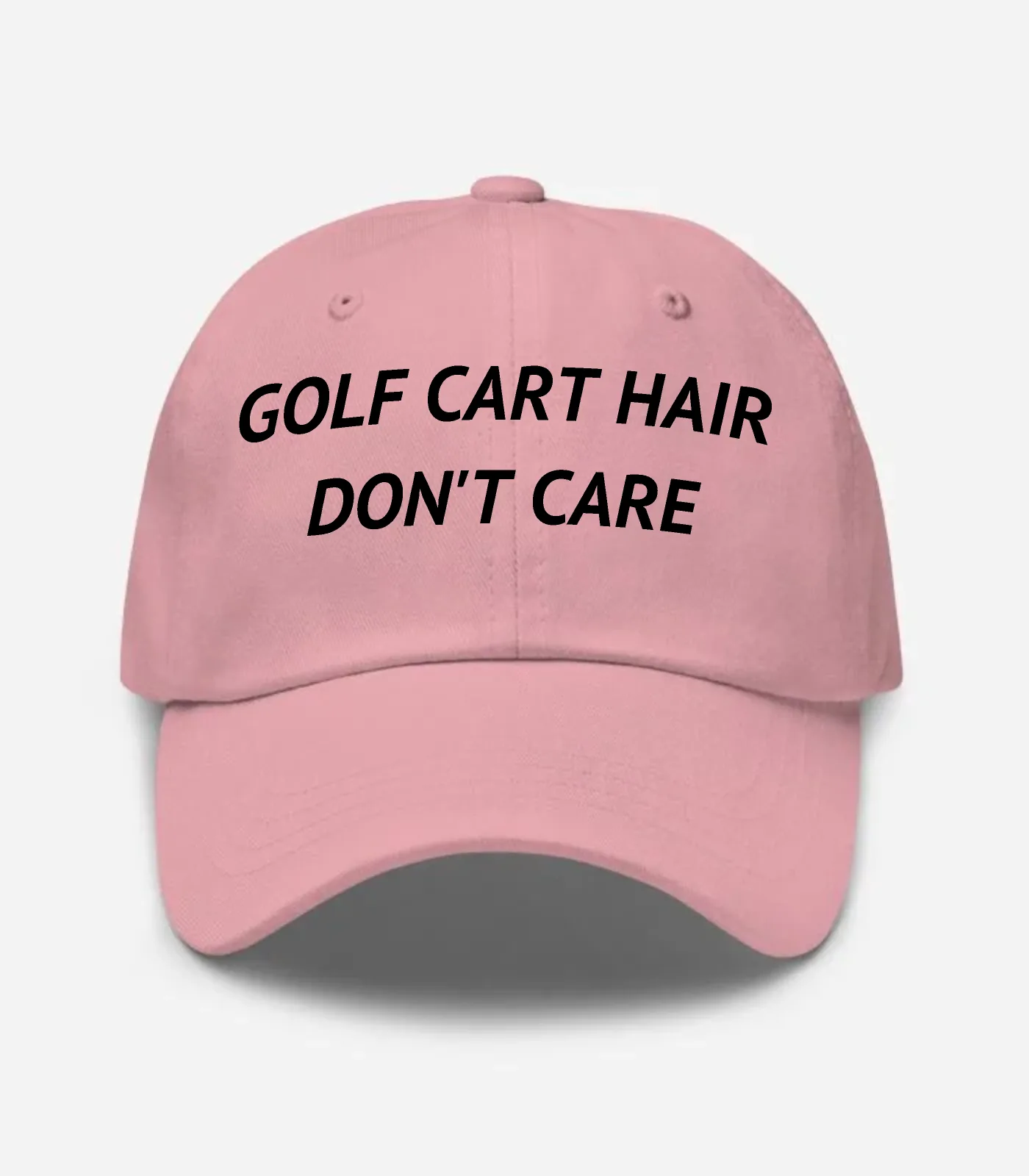Golf Cart Hair Don't Care Hat - Pink