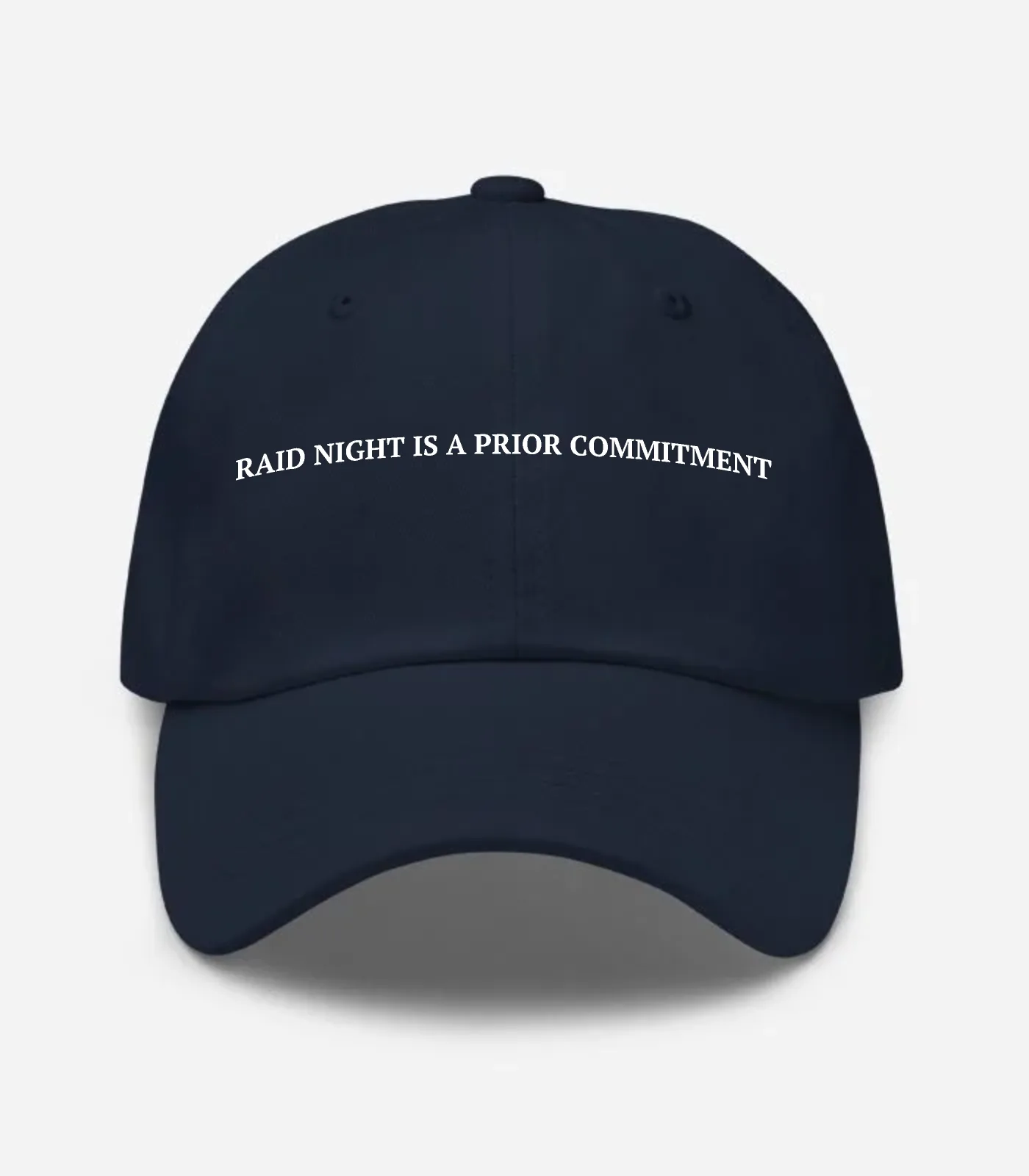 Raid Night Is A Prior Commi... Hat - Navy