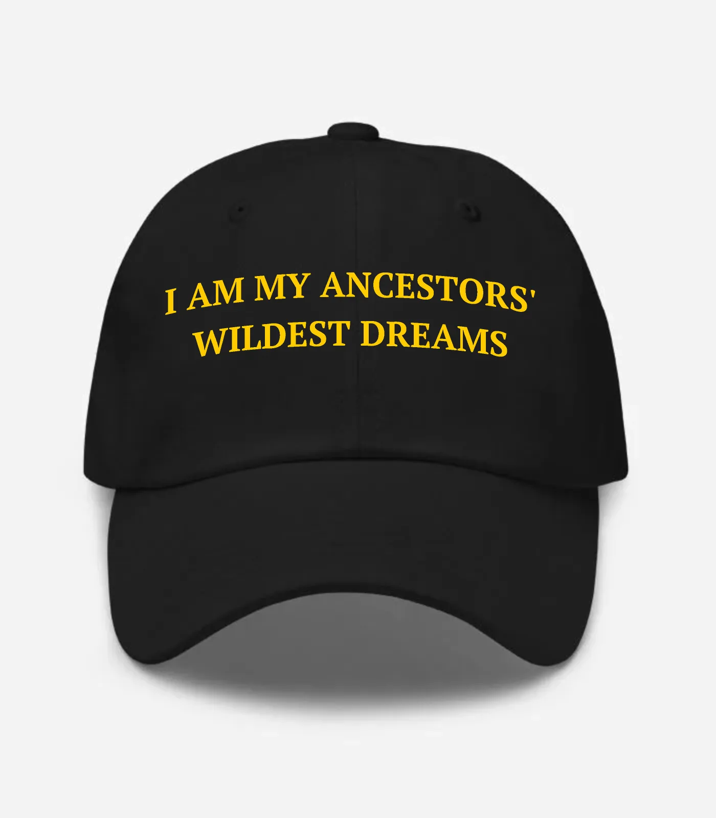 I Am My Ancestors' Wildest Dreams Hat - Black