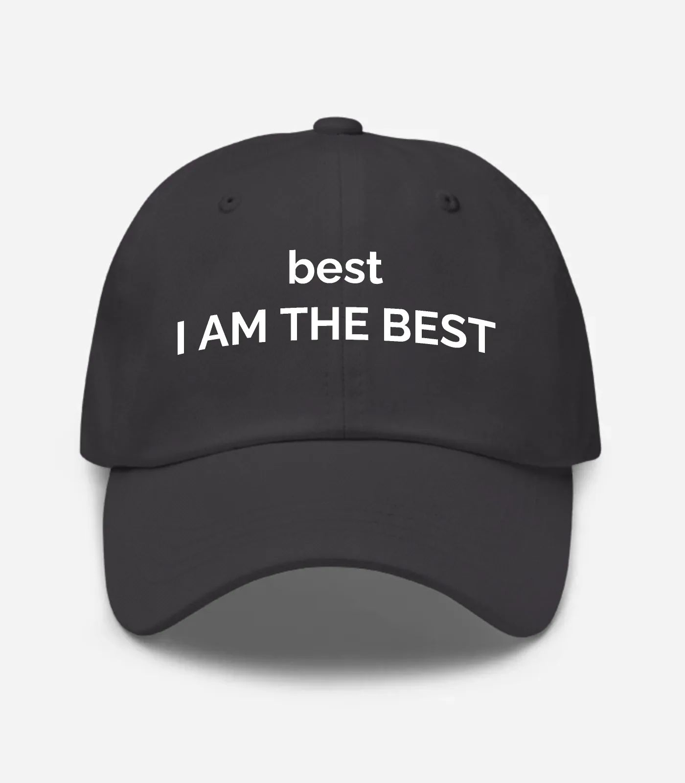 Best I Am The Best Hat - Dark Grey