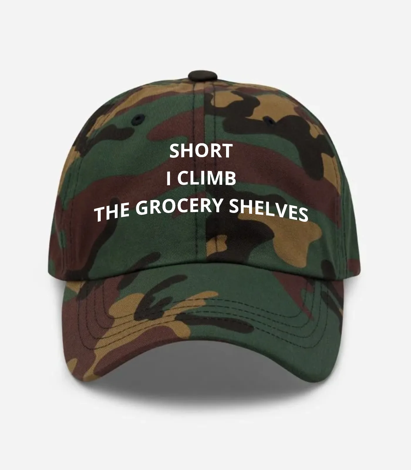 Short I Climb The Grocery Shelves Hat