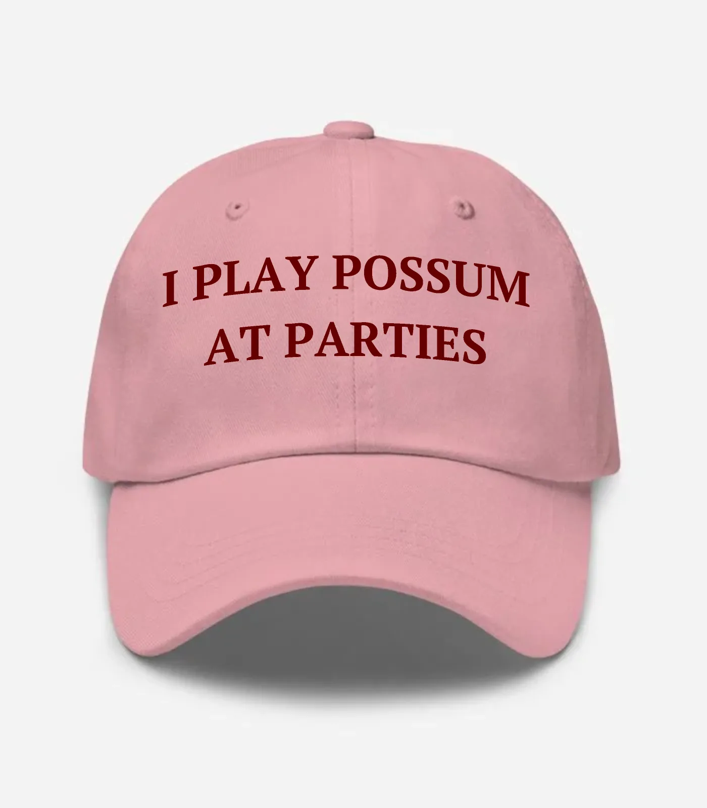 I Play Possum At Parties Hat - Pink