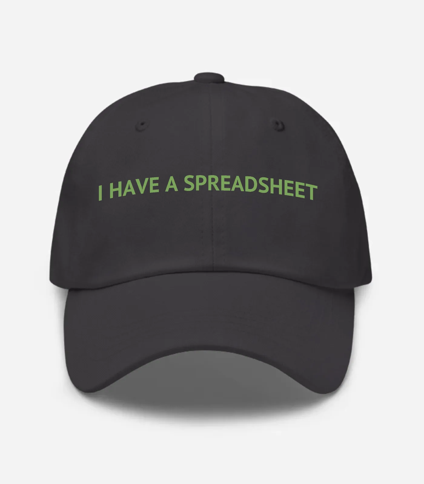 I Have A Spreadsheet Hat - Dark Grey