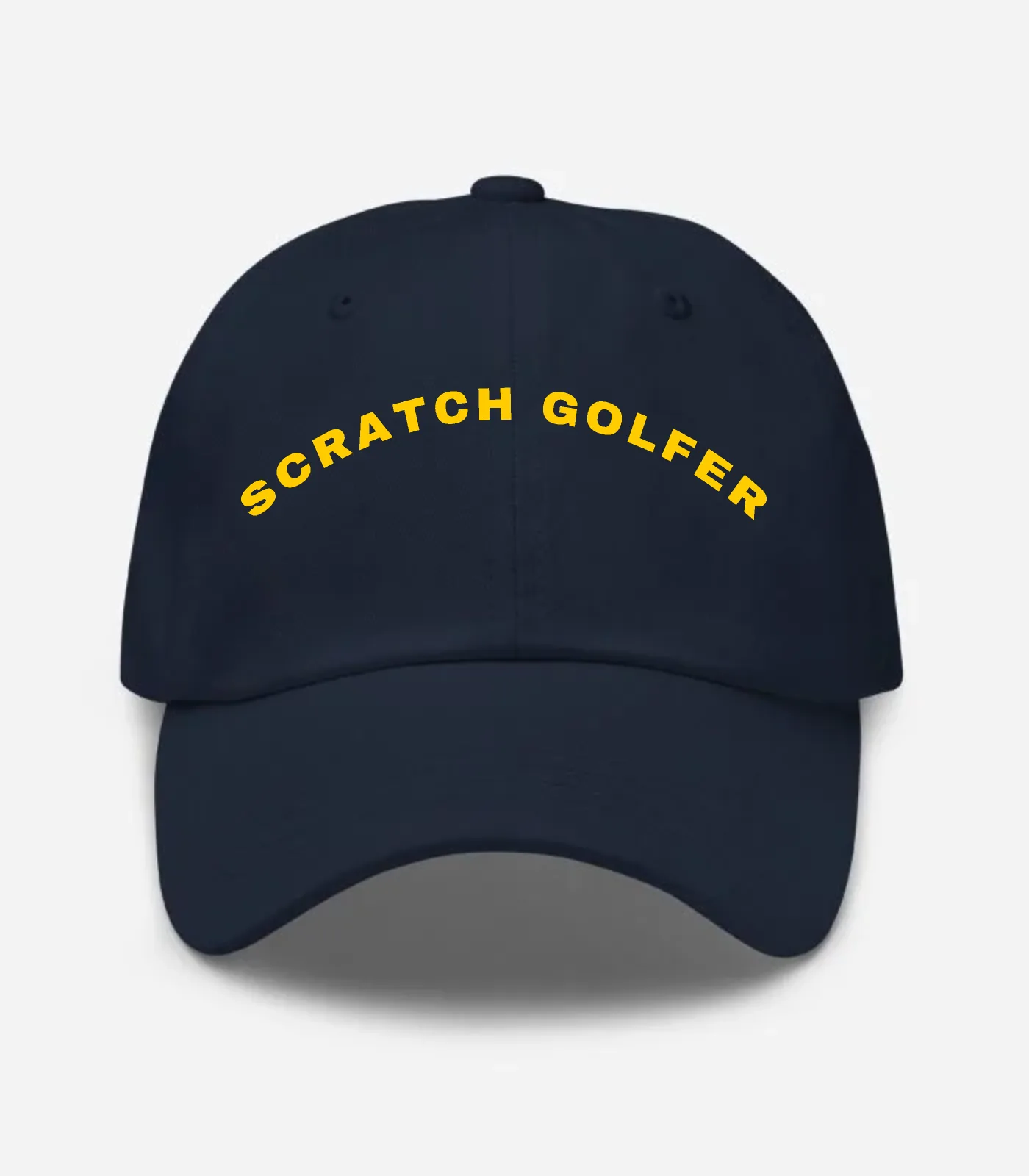 Scratch Golfer Arched Hat