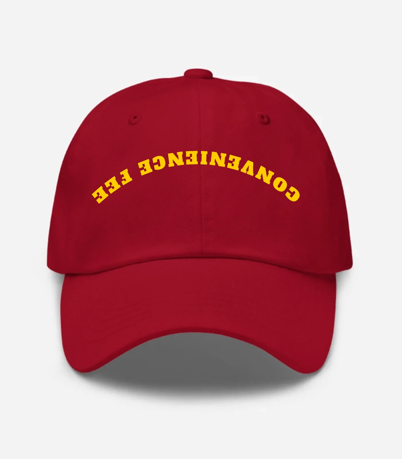 Convenience Fee Hat - Cranberry