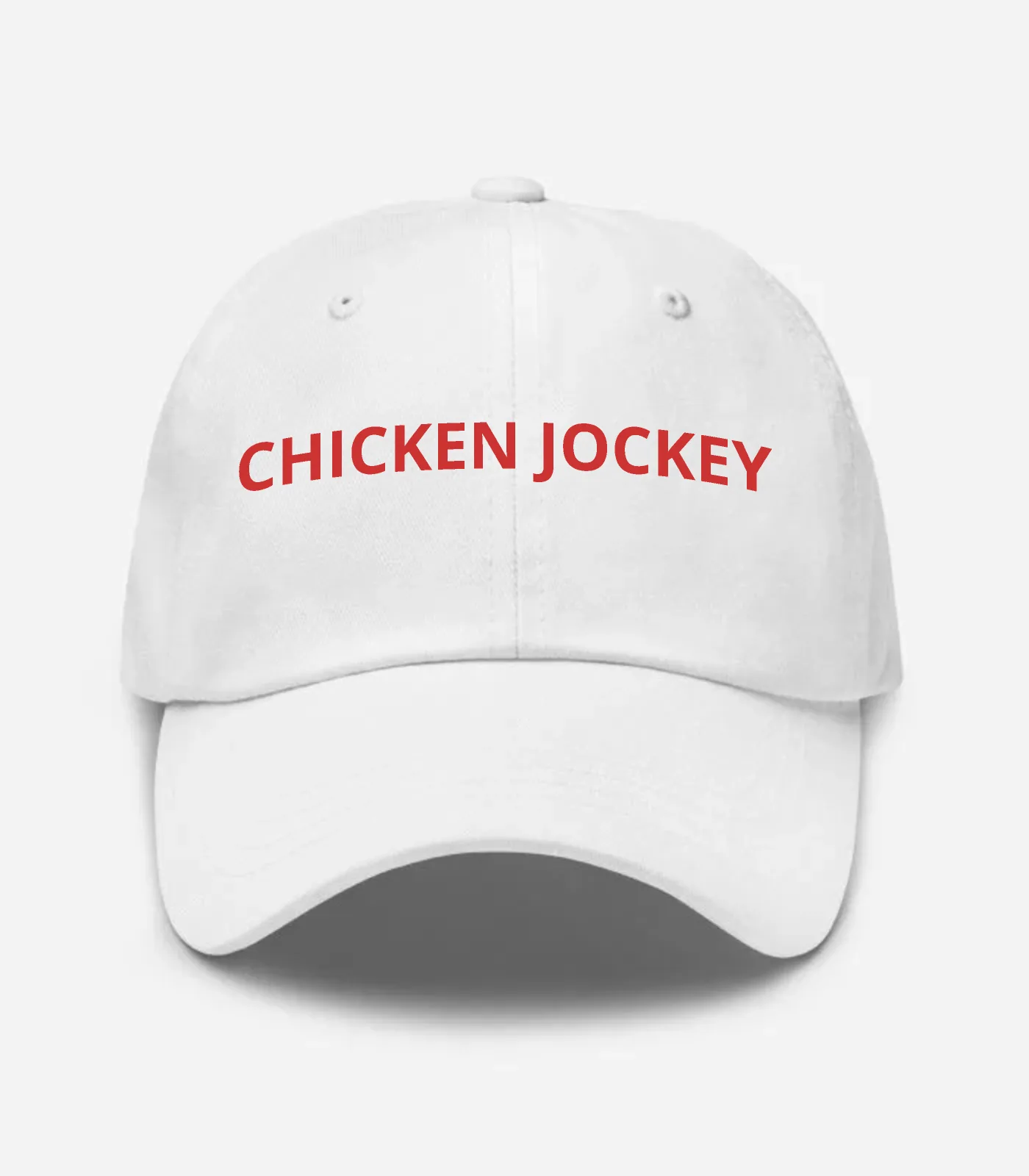 Chicken Jockey Hat - White