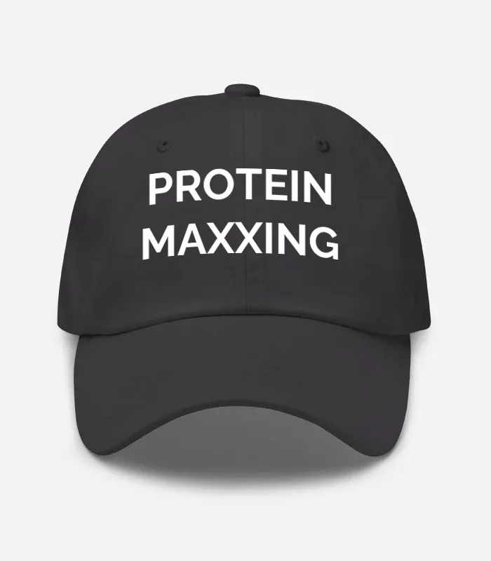 Protein Maxxing Hat - Dark Grey
