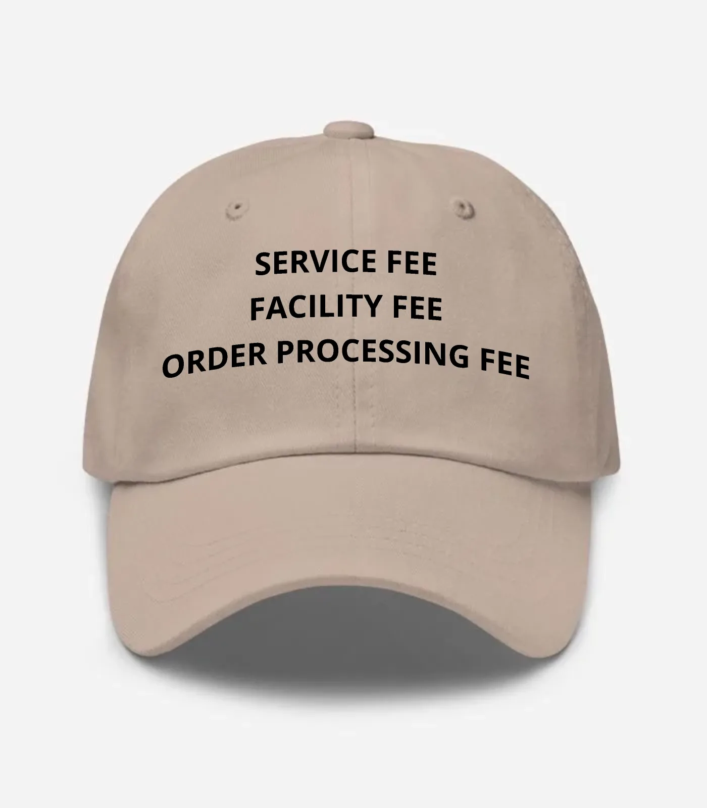 Service Fee Facility Fee Order Processing Fee Hat