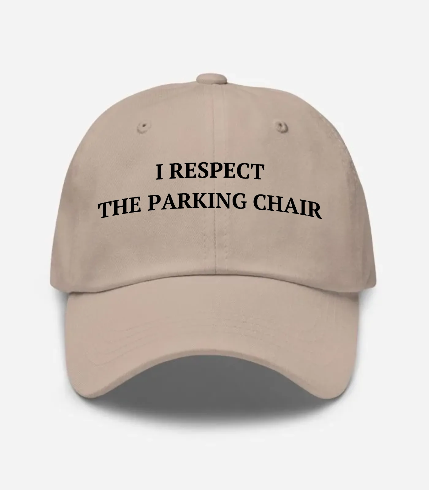 I Respect The Parking Chair Hat - Stone