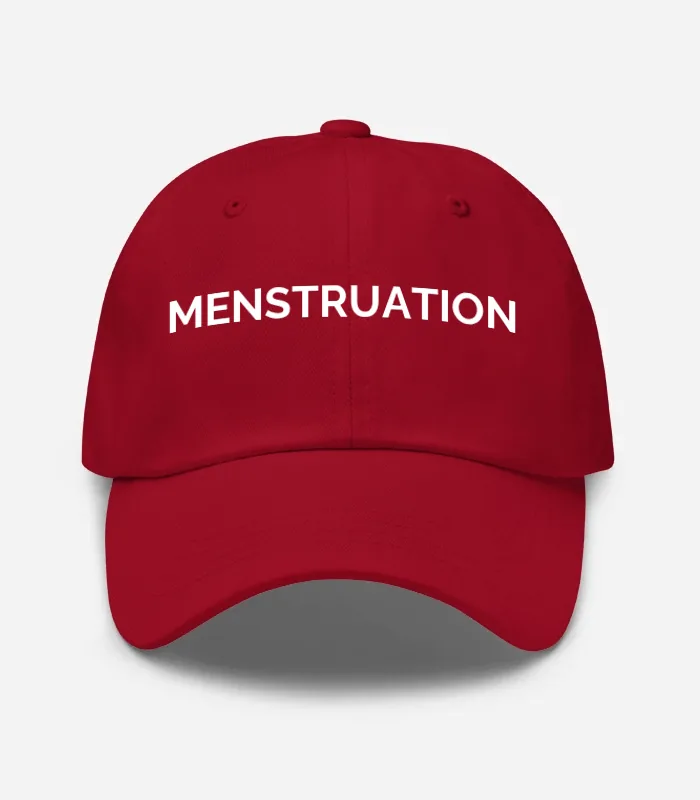 Menstruation Hat - Cranberry