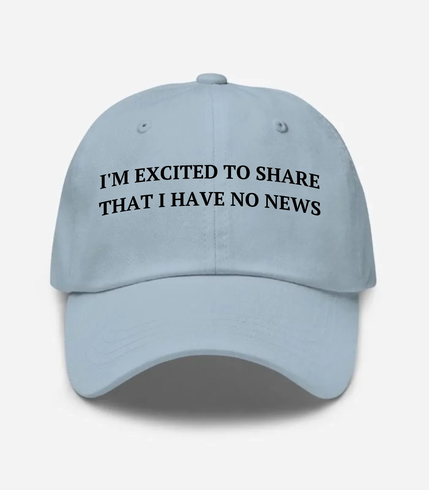 I'm Excited To Share That I Have No News Hat