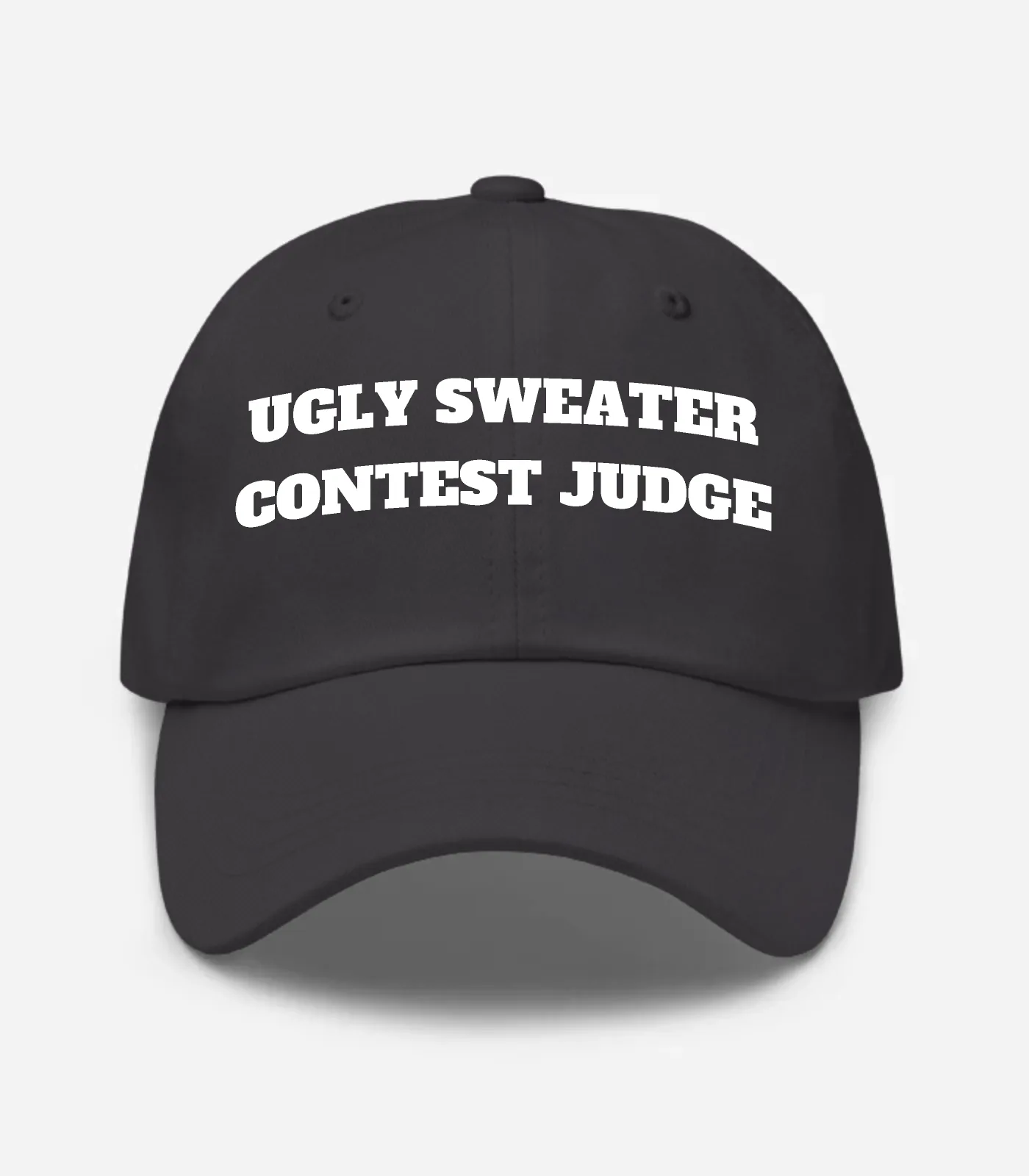 Ugly Sweater Contest Judge Hat - Dark Grey