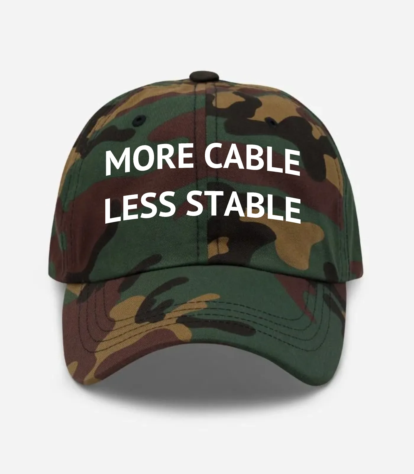 More Cable Less Stable Hat - Green Camo