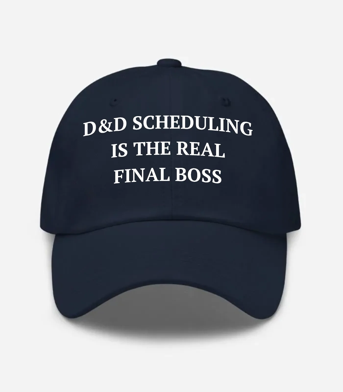 D&d Scheduling Is The Real Final Boss Hat - Navy