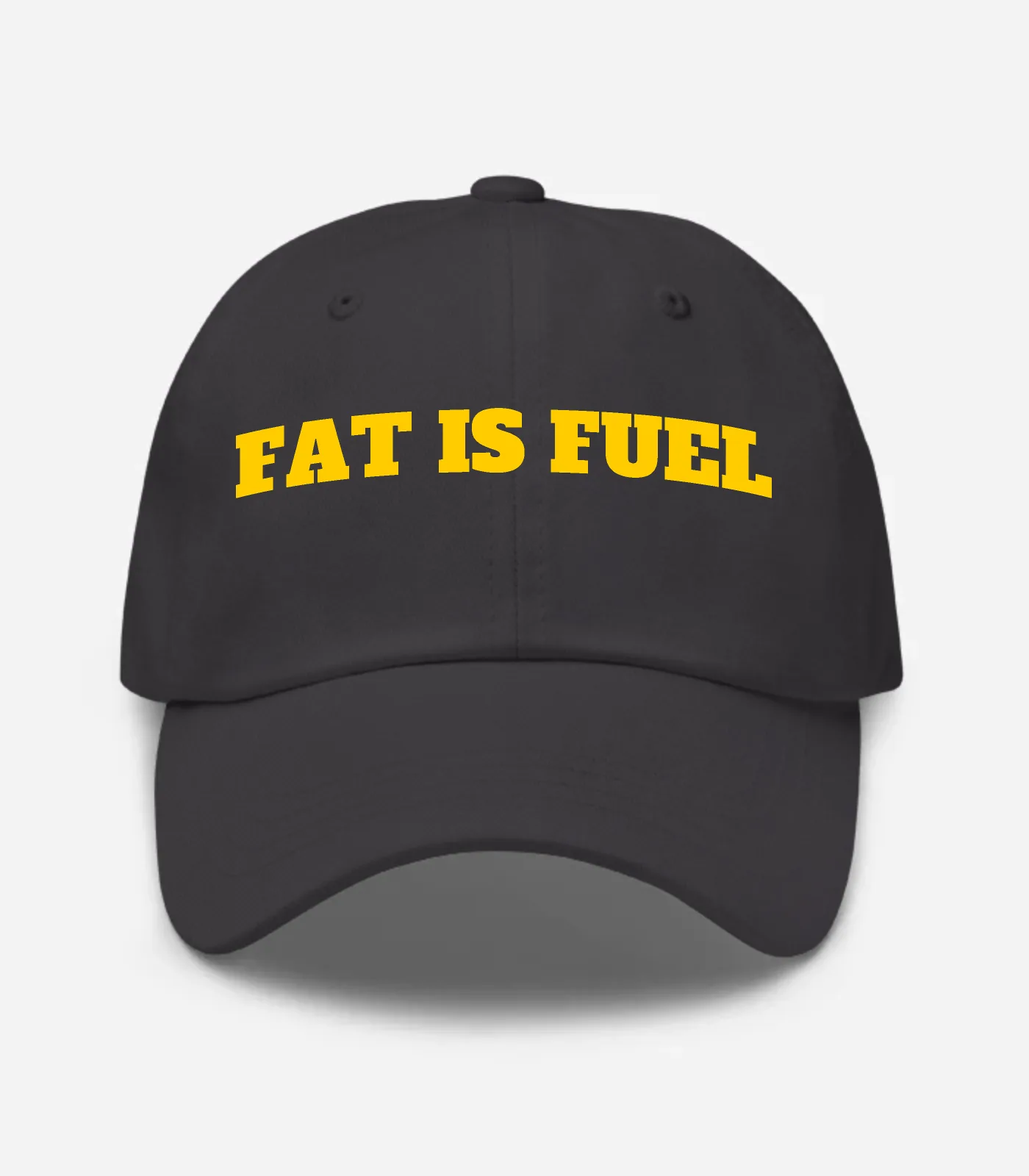 Fat Is Fuel Hat - Dark Grey