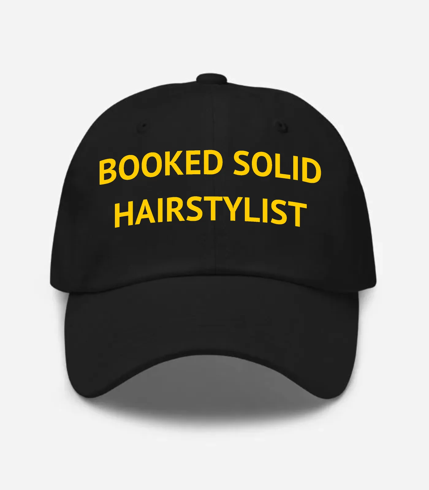 Booked Solid Hairstylist Hat - Black