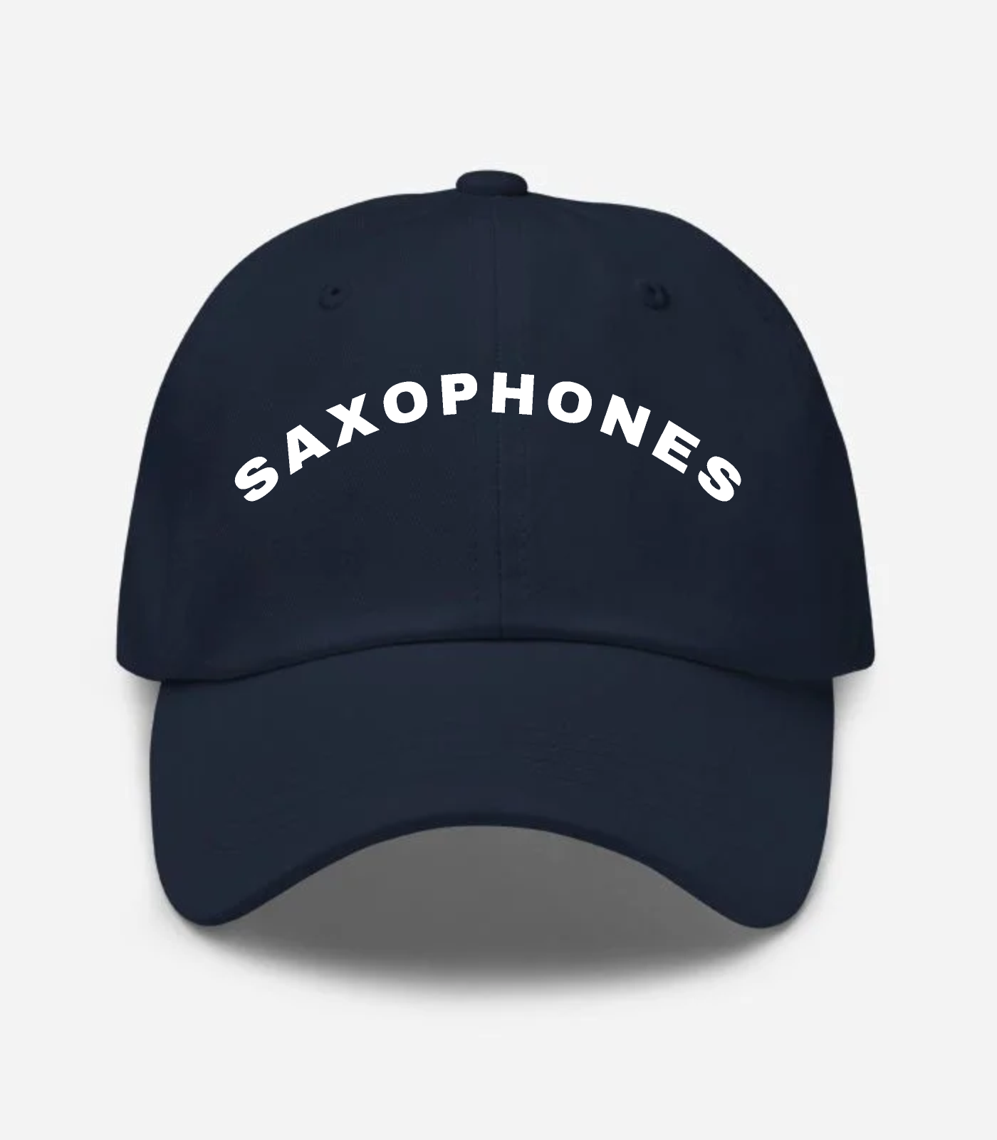 Saxophones Arched Hat - Navy