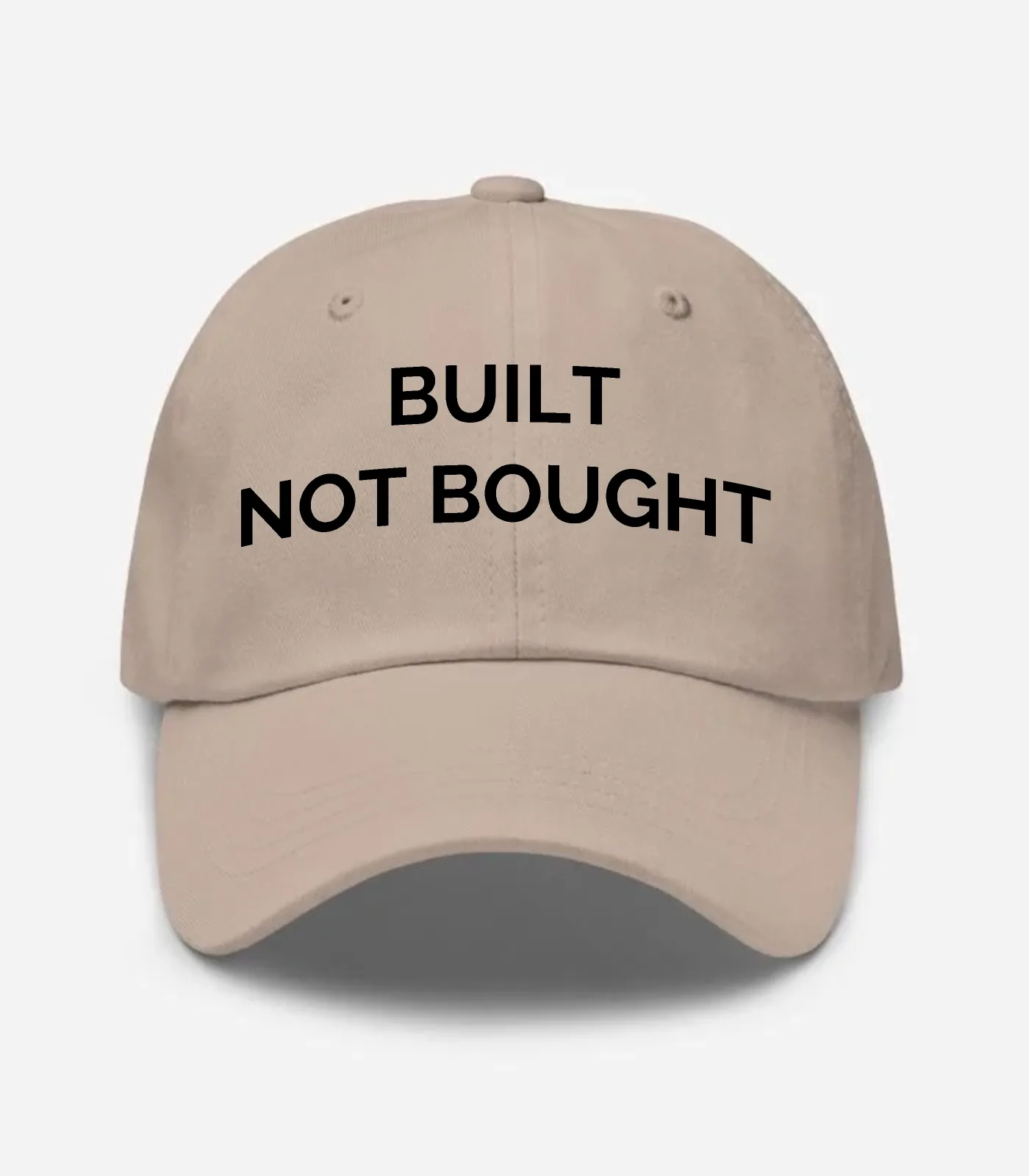 Built Not Bought Hat - Stone