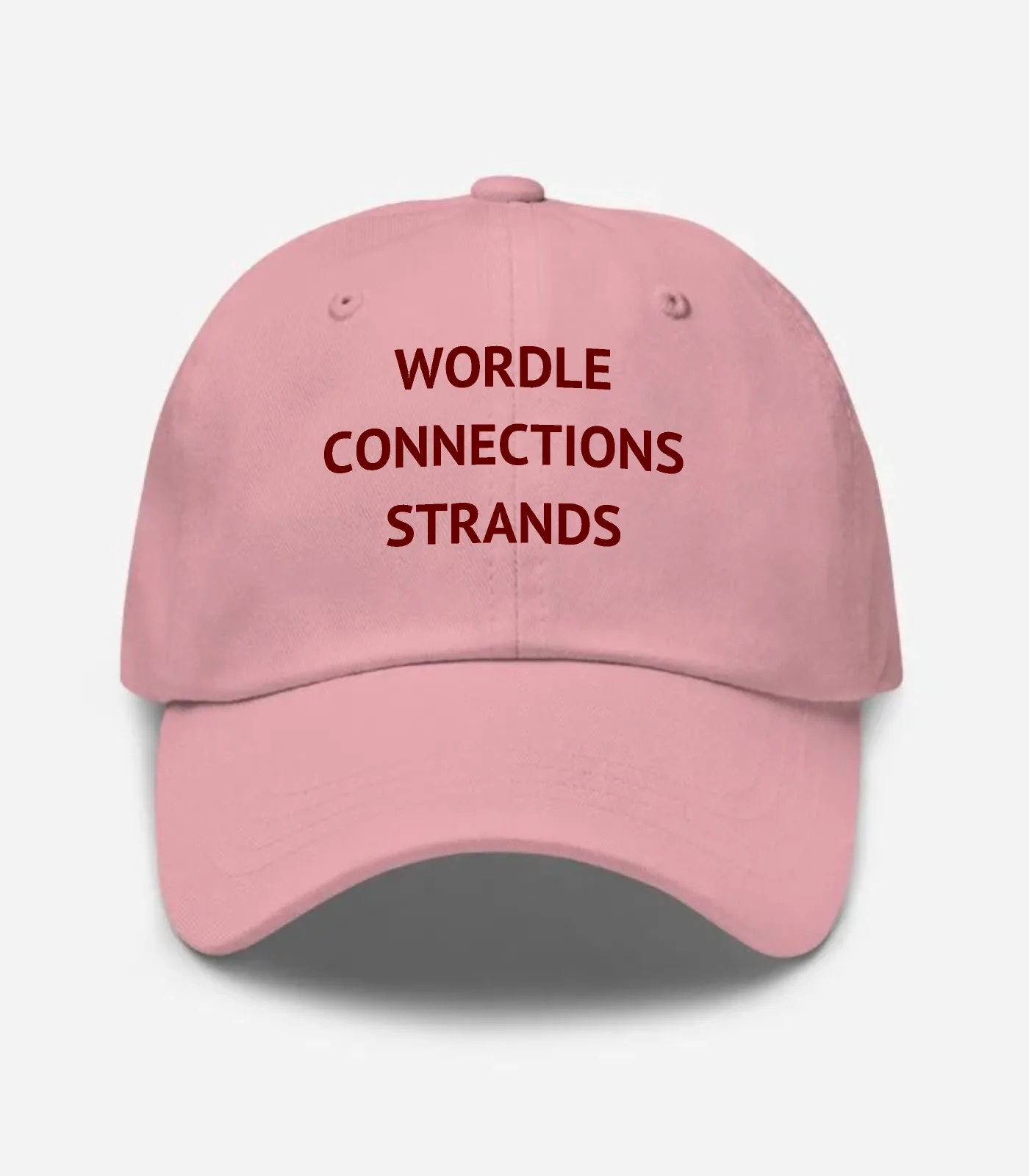 Wordle Connections Strands Hat - Pink