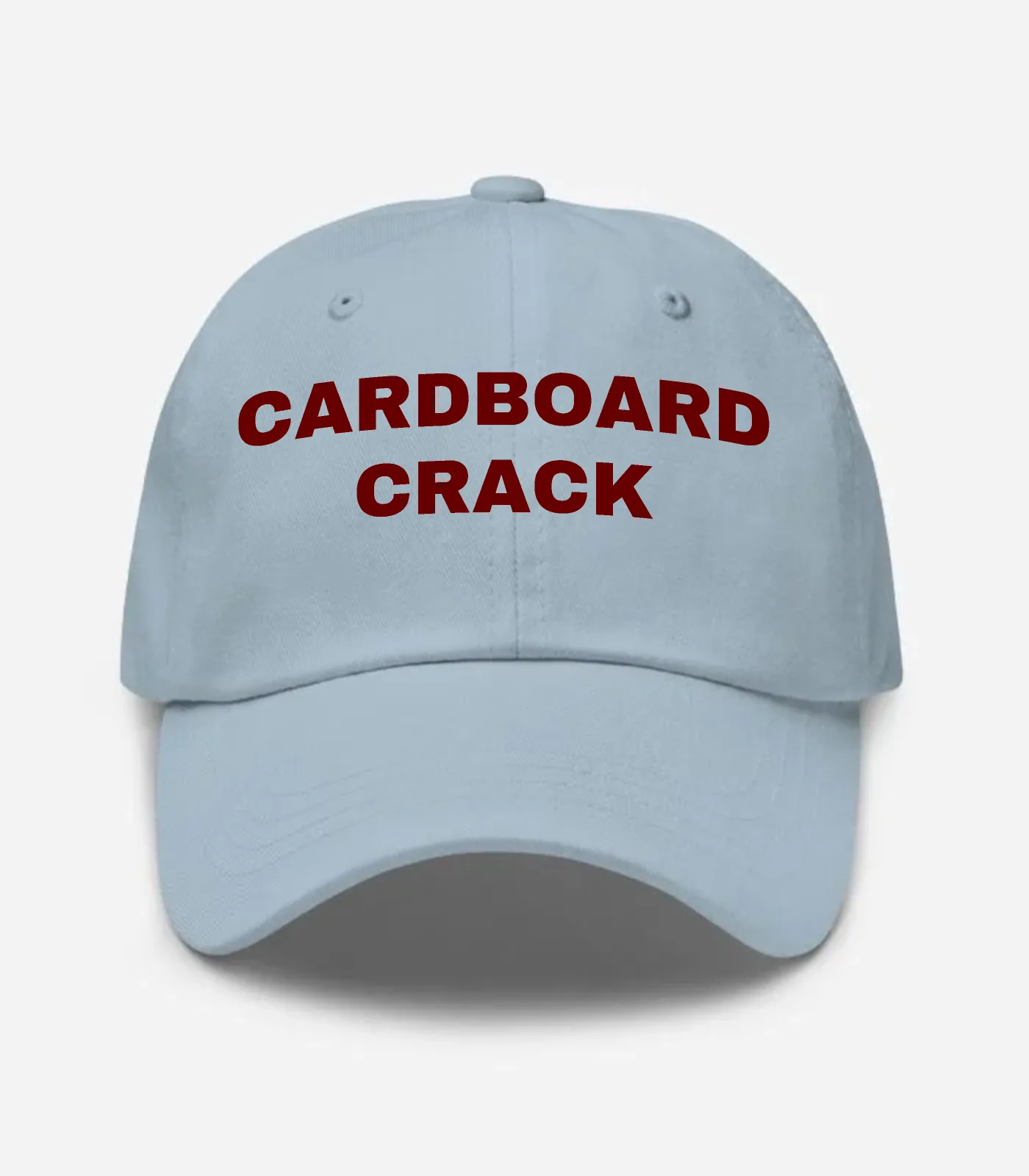 Cardboard Crack Hat - Light Blue