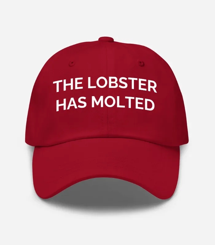The Lobster Has Molted Hat - Cranberry