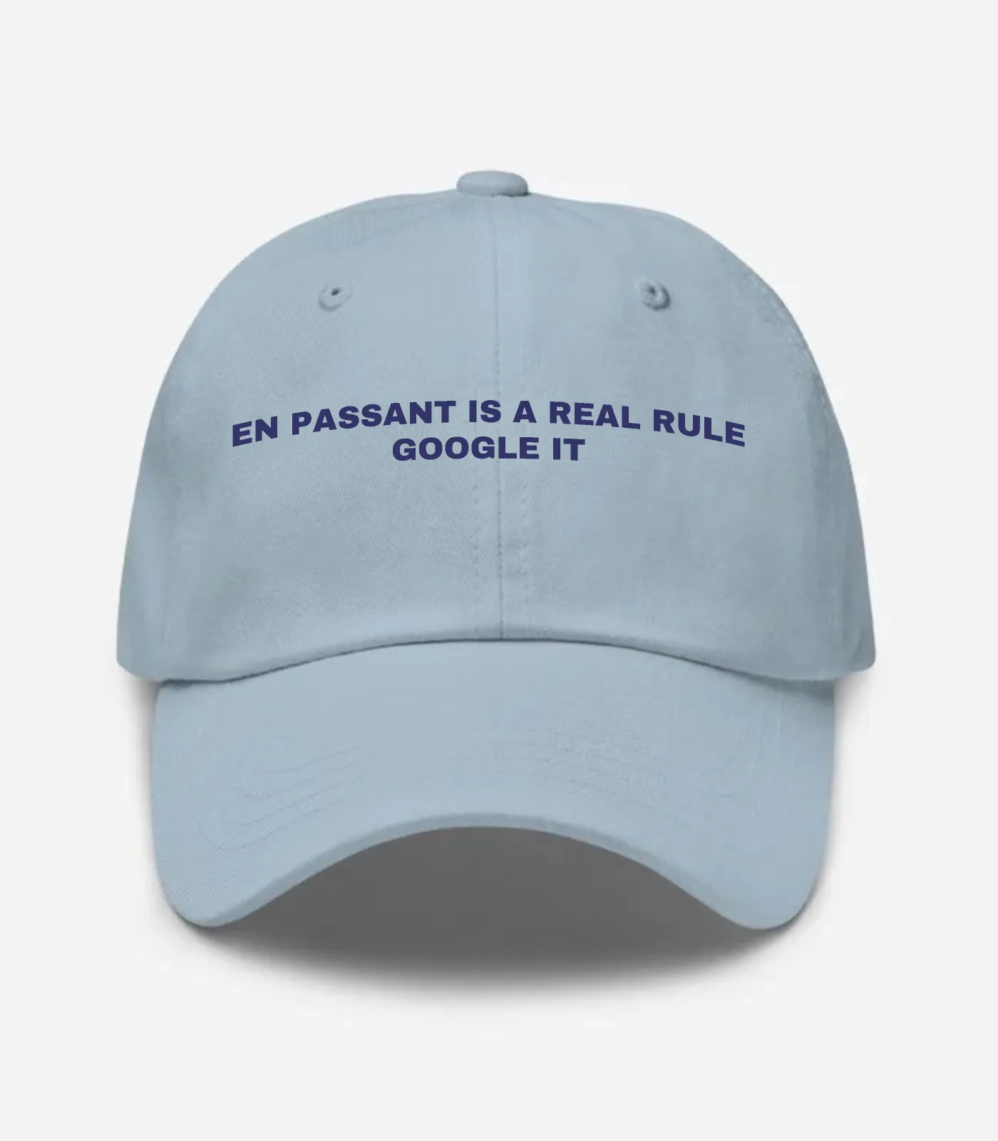 En Passant Is A Real Rule Google It Hat - Light Blue