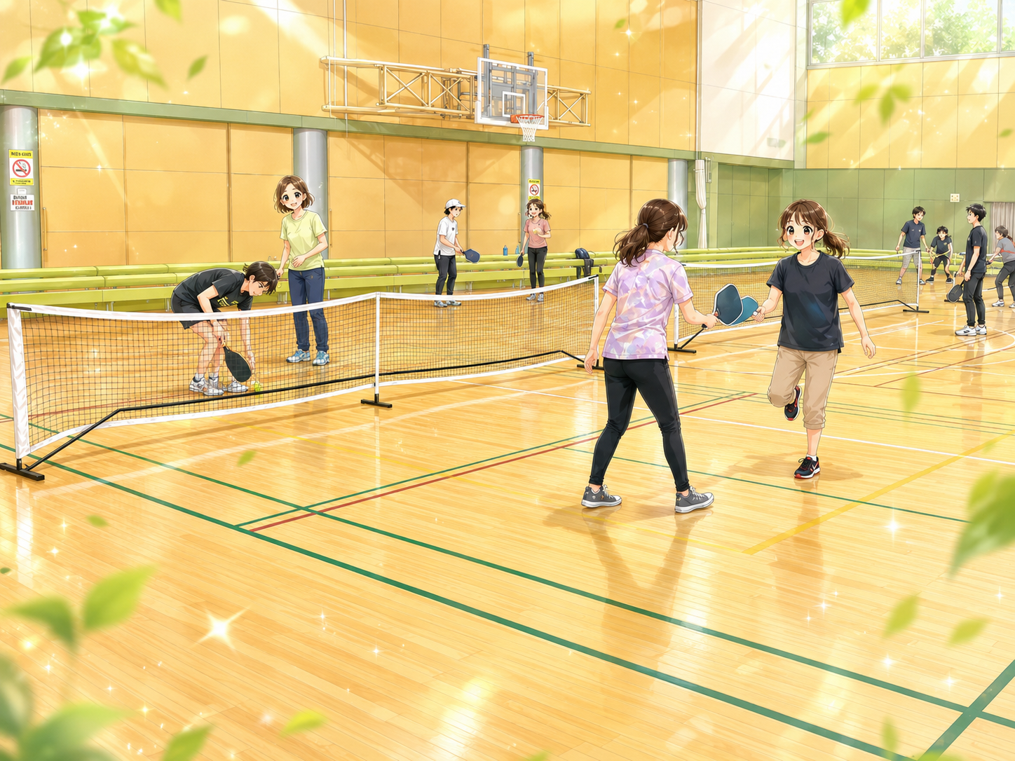 ピックルボールのイベントや交流会、体験会などを開催しております。ピックルボール運動会では初心者の体験も大歓迎です。