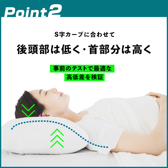 理想の姿勢で眠れる枕 ＜カラー：オフホワイト＞ – nobitel Store