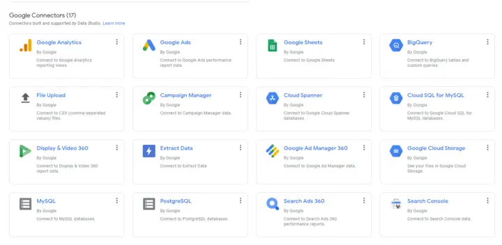 Data Studio Connectors