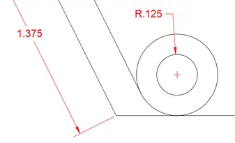 dimension radius tool