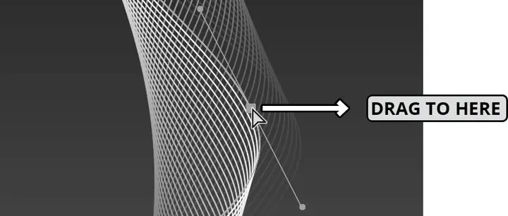blend spiral point move bw