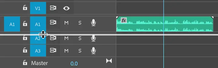 enlarge timeline track