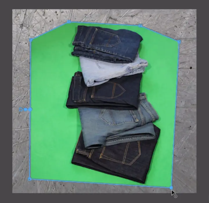 jeans finished mask