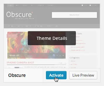 obscure activate