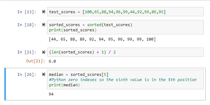 Python Median