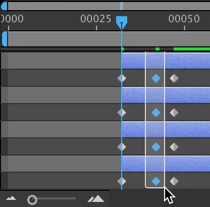 noble logo select column of keyframes