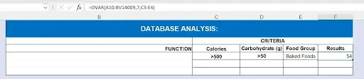 Protein in Functions Built To Work With A Database