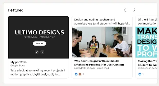 LinkedIn profile Add Section option from the Me button dropdown