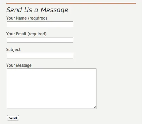 adding contact form