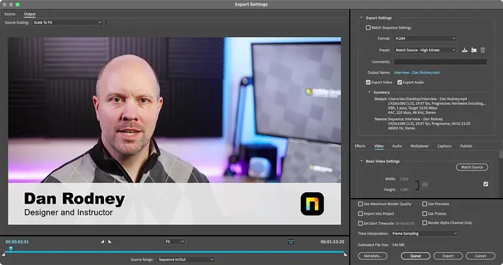 preview export interview