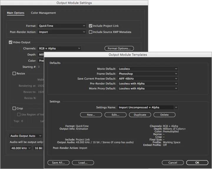 preview rendering