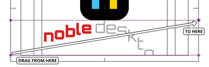 draw noble letters mask