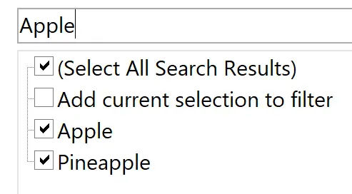 Search box